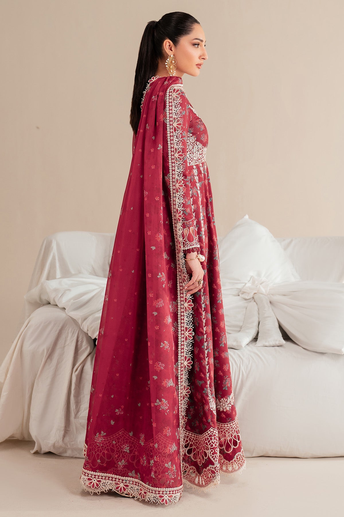 Iris By Jazmin Embroidered Luxury Lawn Unstitched 3pcs