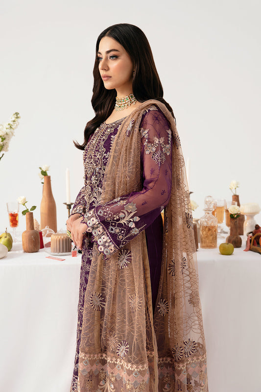 Minhal By Ramsha Chiffon Vol-11 Semi-Stitched 3pcs