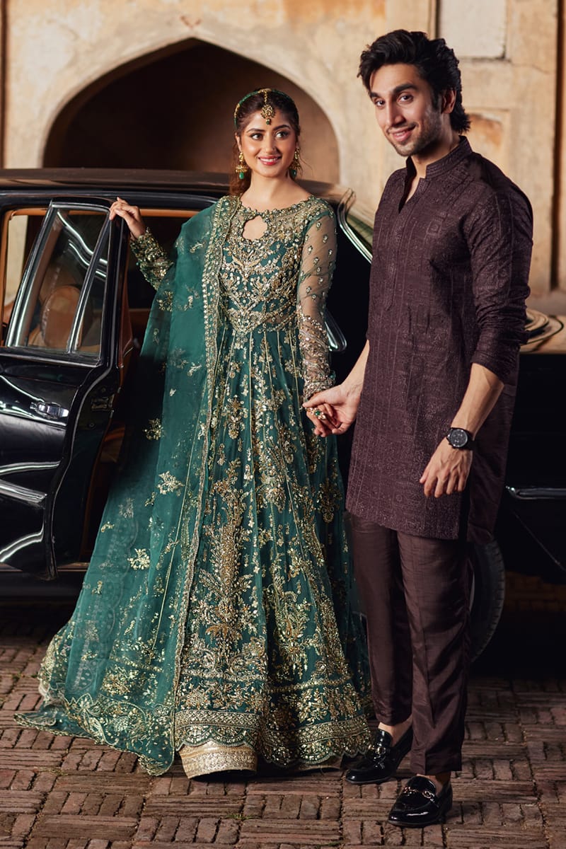 Qalamkar Sadmani Luxury Formals Unstitched 3pcs