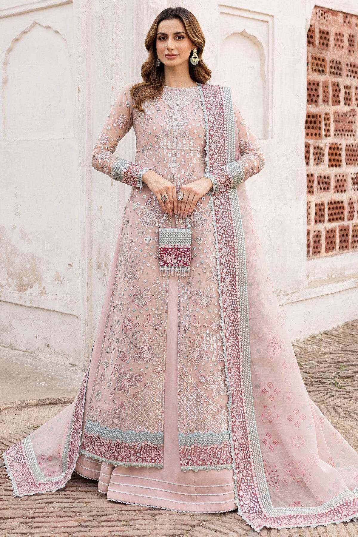 Ritzier By Farasha Embroidered Luxury Chiffon Unstitched 3pcs - Jotey
