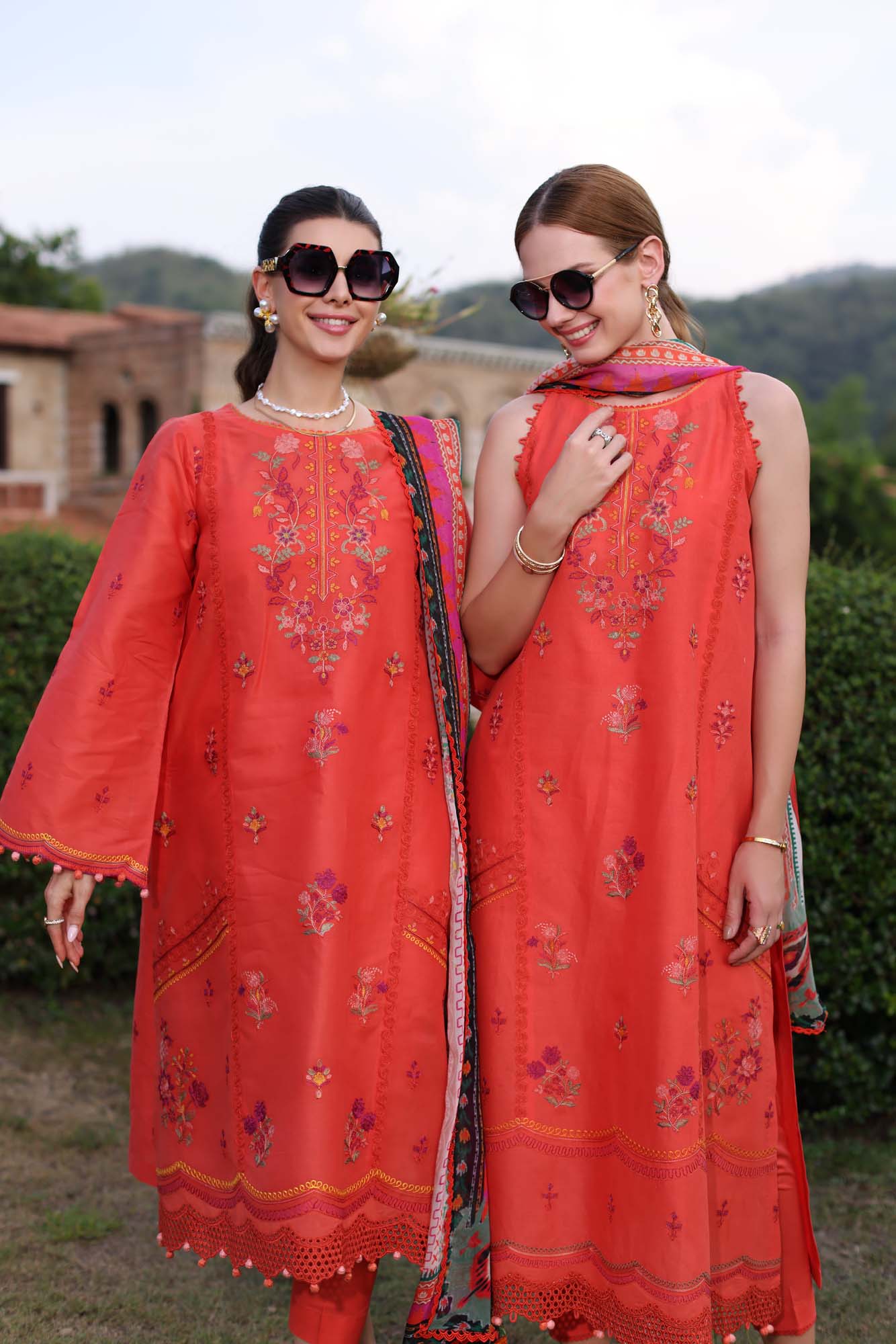 Noor By Saadia Asad Eid Luxe Printkari Embroidered Lawn Unstitched 3pcs