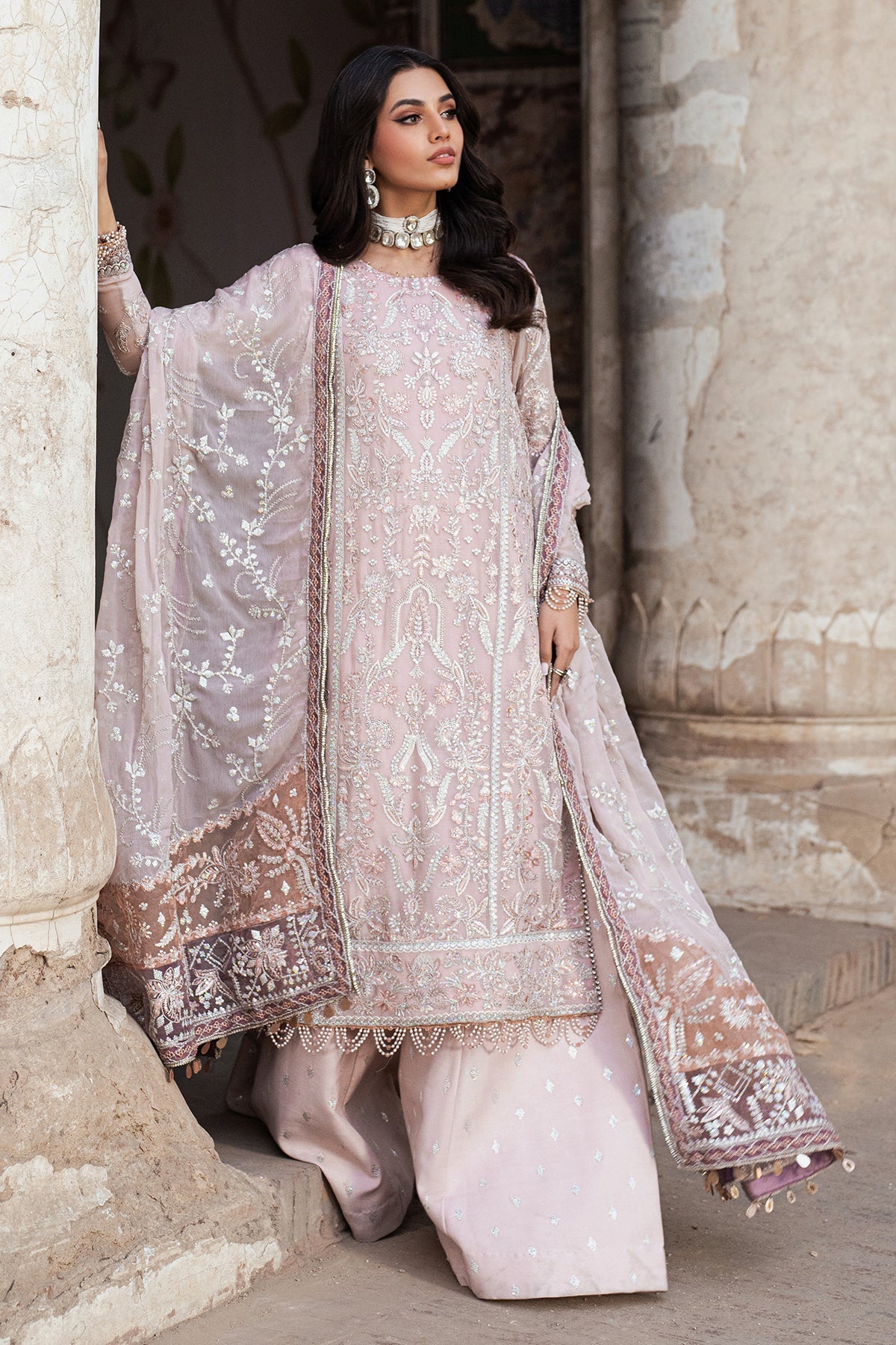 Shehnai By Zarif Embroidered Luxury Wedding Unstitched 3pcs