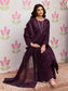 Husn Jahan By Mahnur Embroidered Luxury Lawn Unstitched 3pcs - Jotey