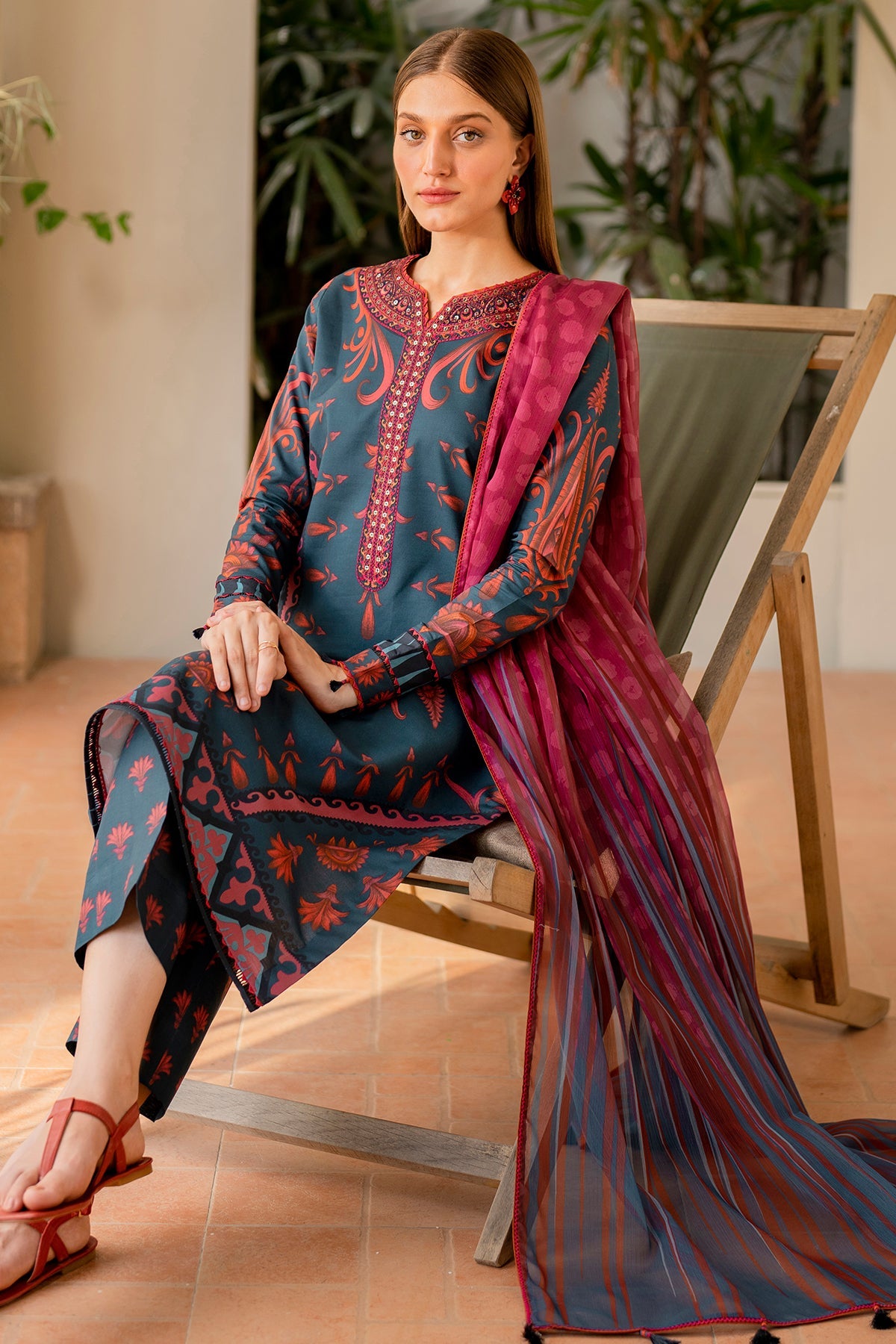 JAZMIN Embroidered Summer Lawn Unstitched 3pcs