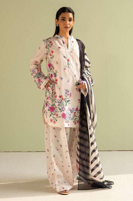 Coco By Zara Shahjahan Digital Printed Lawn Unstitched 3pcs