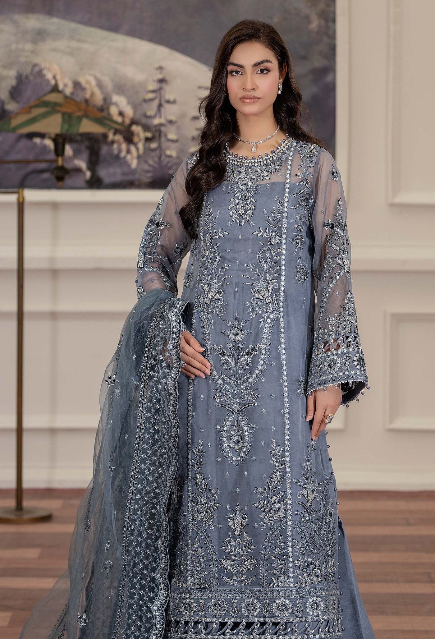 Adan's Libas Traditional Essence Unstitched Semi Formals 3pcs