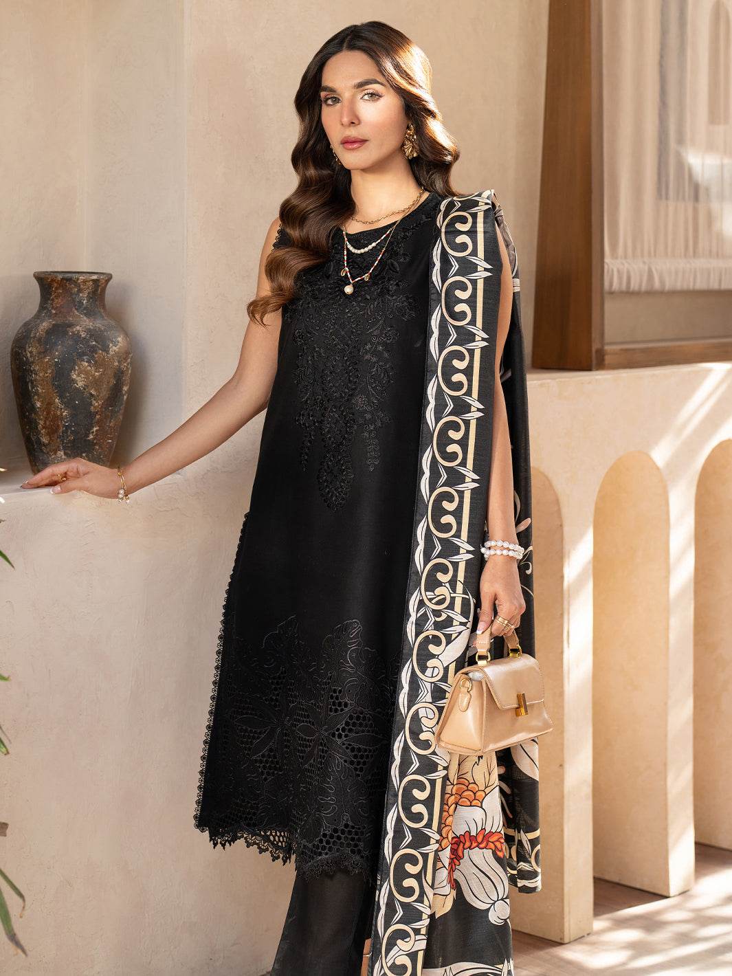 Stella By Mahnur Embroidered Lawn Unstitched 3pcs - Jotey