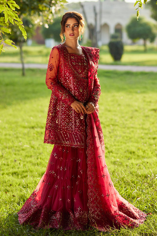Qalamkar Sadmani Luxury Formals Unstitched 3pcs