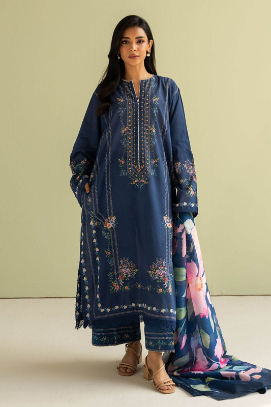 Coco By Zara Shahjahan Digital Printed Lawn Unstitched 3pcs - Jotey