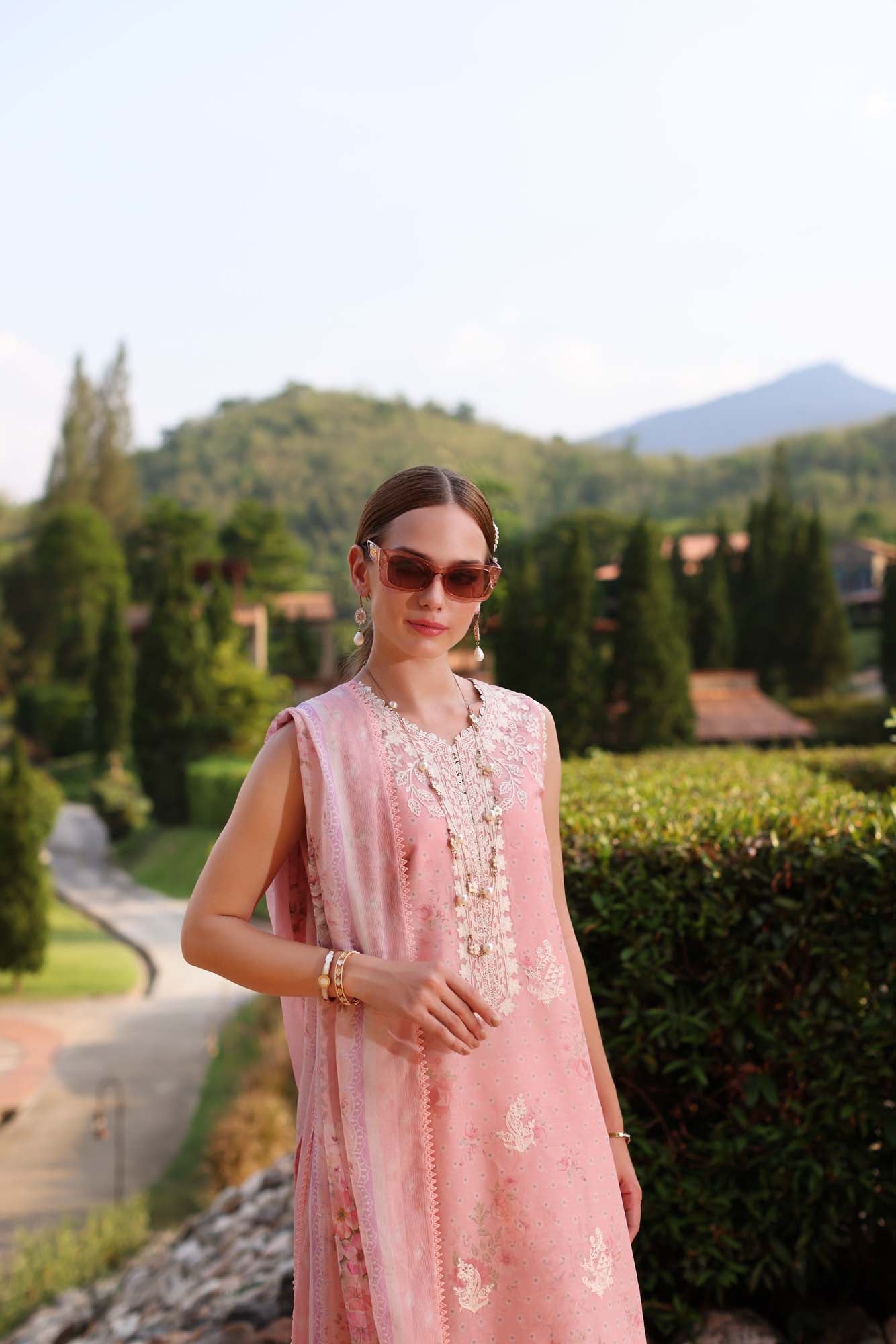Noor By Saadia Asad Eid Luxe Printkari Embroidered Lawn Unstitched 3pcs