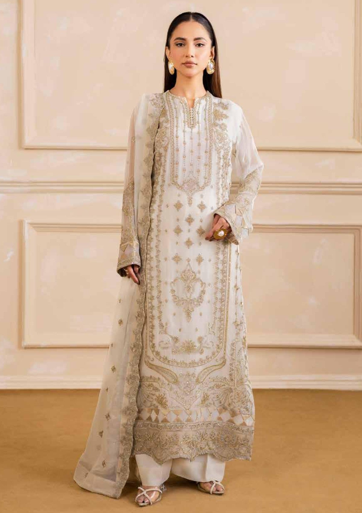 Emira By Freesia Luxury Embroidered Unstitched 3pcs
