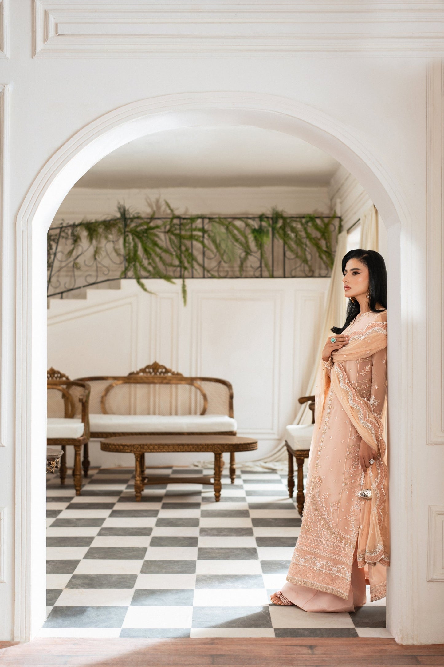 AZZAL MISHRI Luxury  Festive Embroidered Unstitched 3pcs