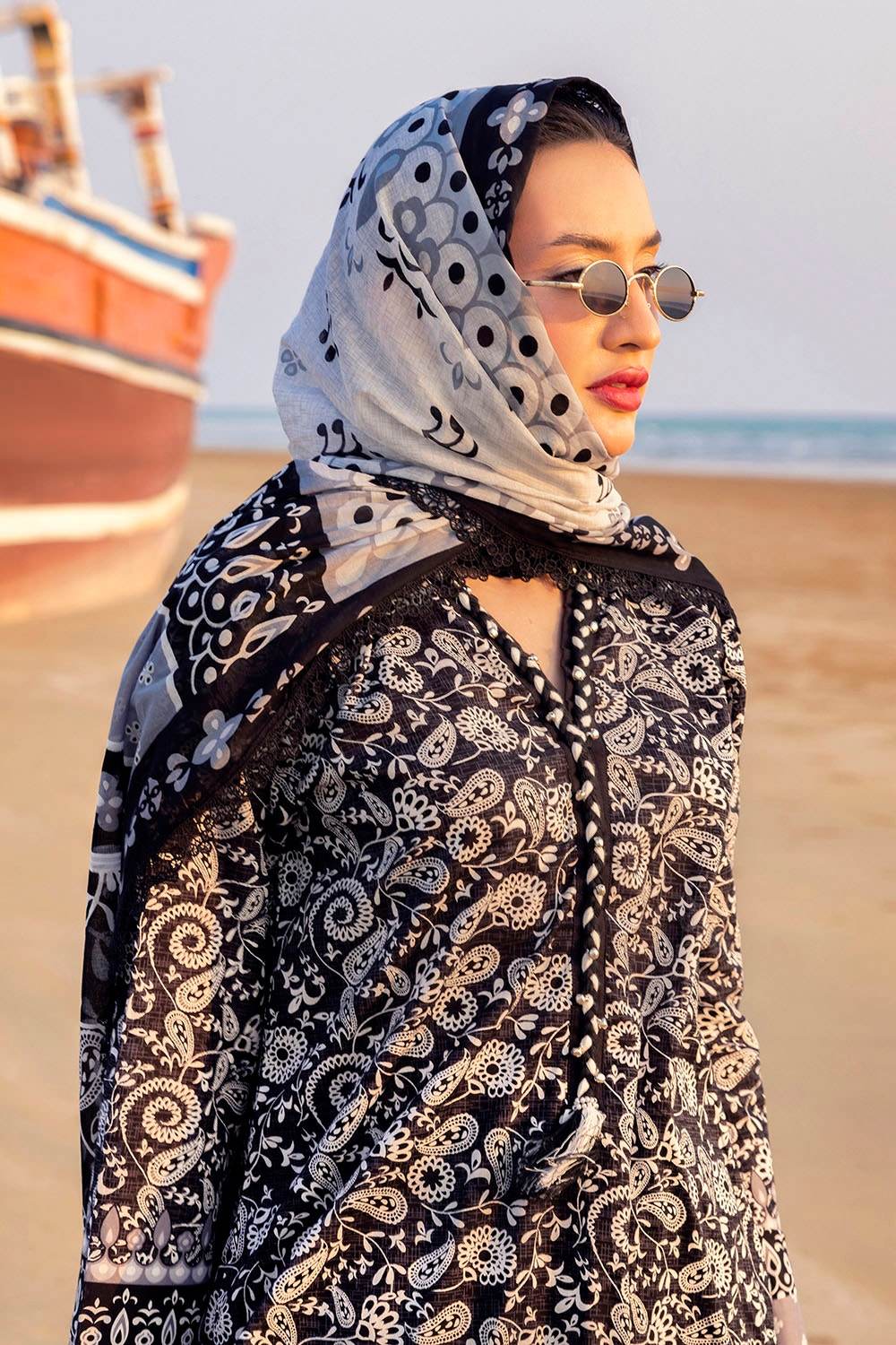 Gul Ahmed Printed Summer Lawn'25 Unstitched 3pcs - Jotey