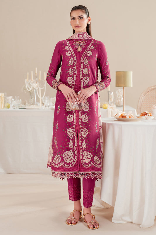 Iris By Jazmin Embroidered Luxury Lawn Unstitched 3pcs