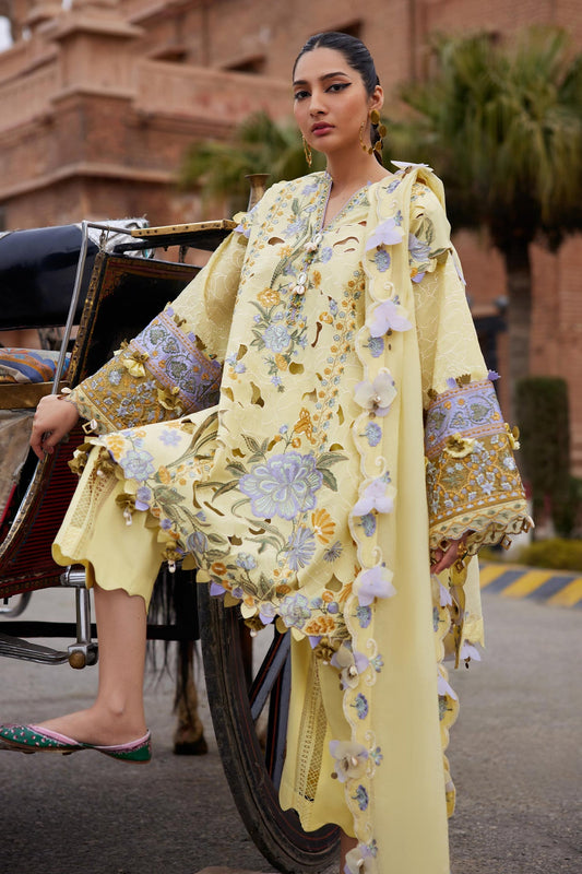 Elan Embroidered Lawn Unstitched 3pcs