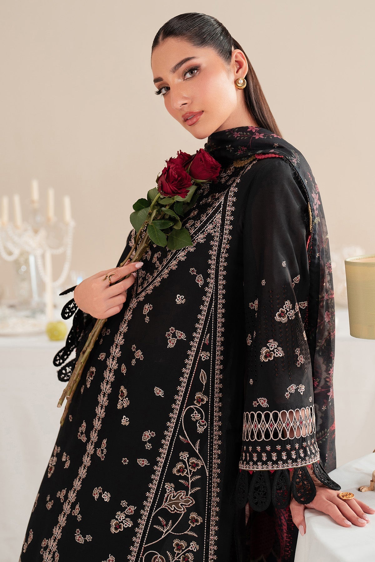 Iris By Jazmin Embroidered Luxury Lawn Unstitched 3pcs