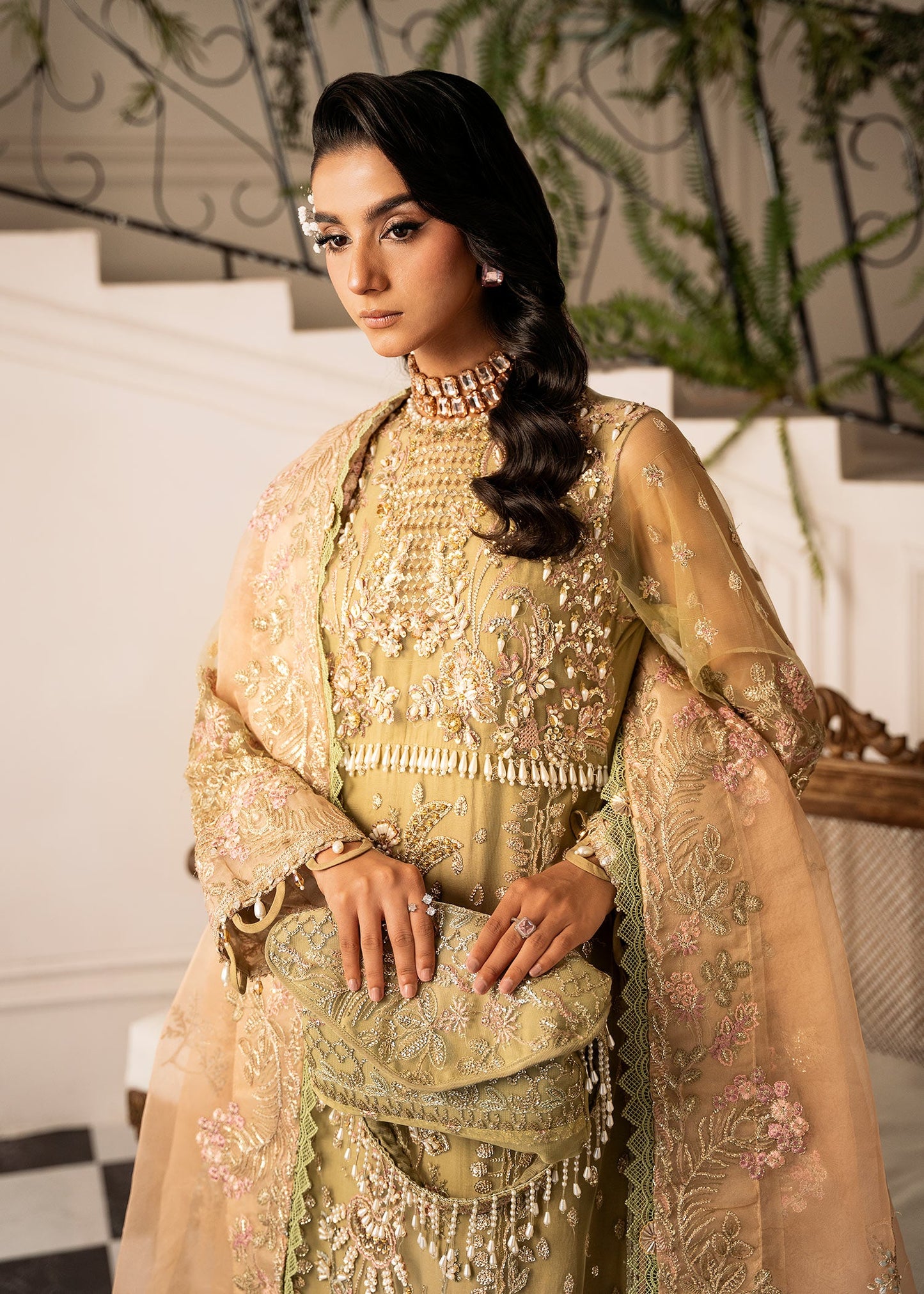 INAYAT Luxury Wedding Formals Unstitched 3pcs