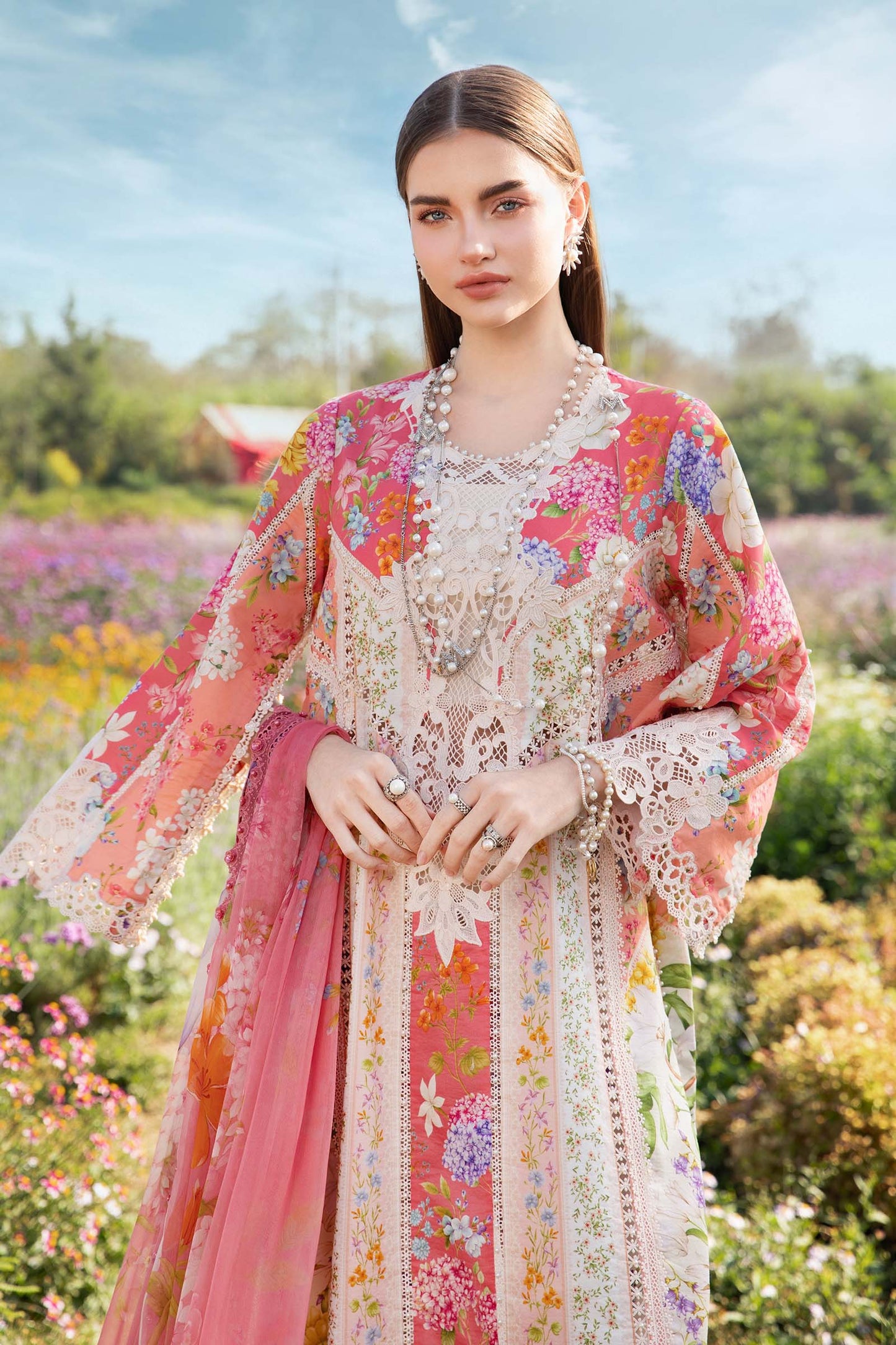 M. Prints By Maria B. Lawn Vol-25 Printed Unstitched 3pcs