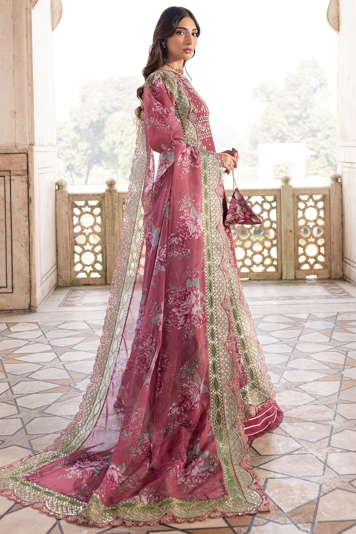Ritzier By Farasha Embroidered Luxury Chiffon Unstitched 3pcs