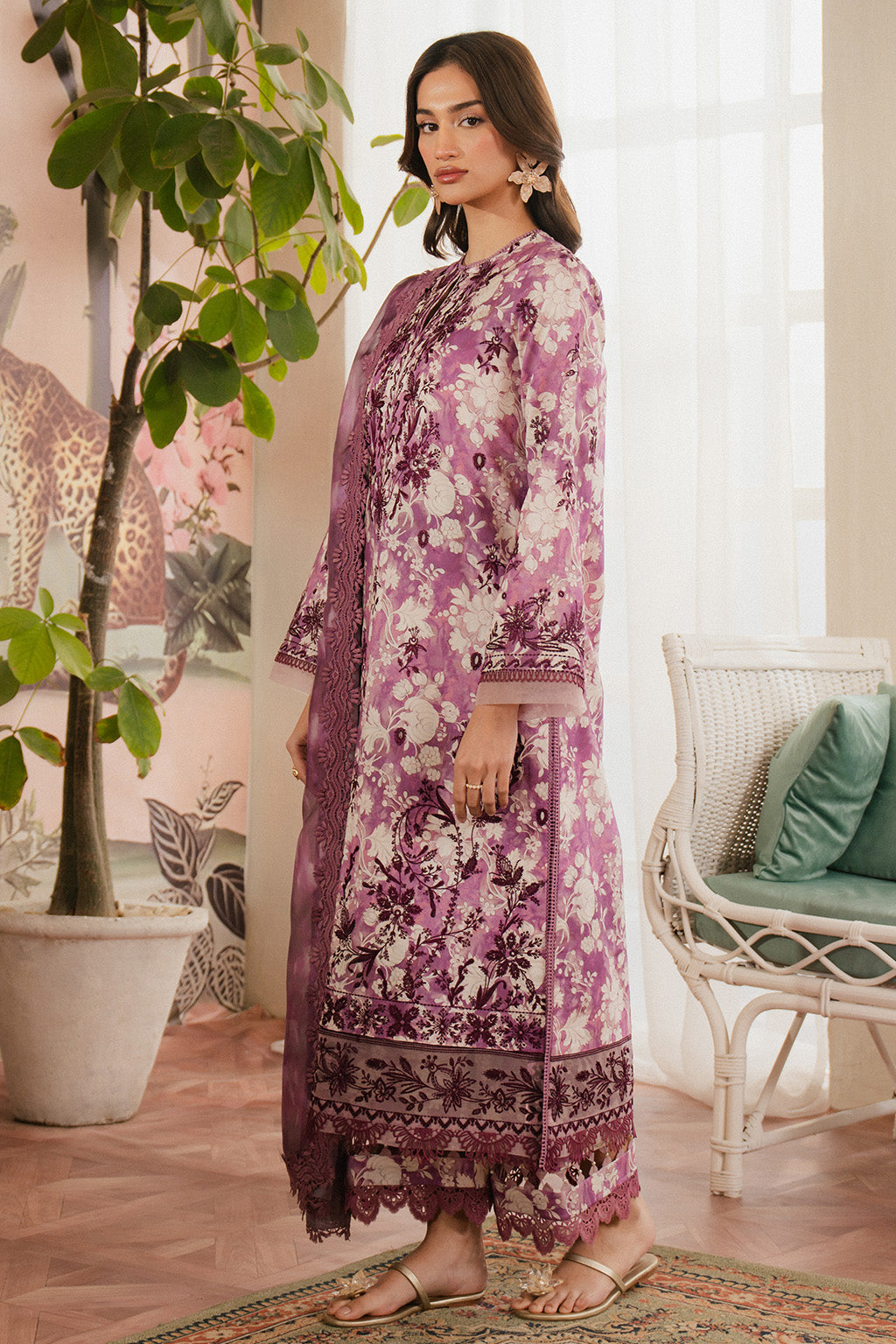 Armelia By Ayzel Printed Lawn Unstitched 3pcs