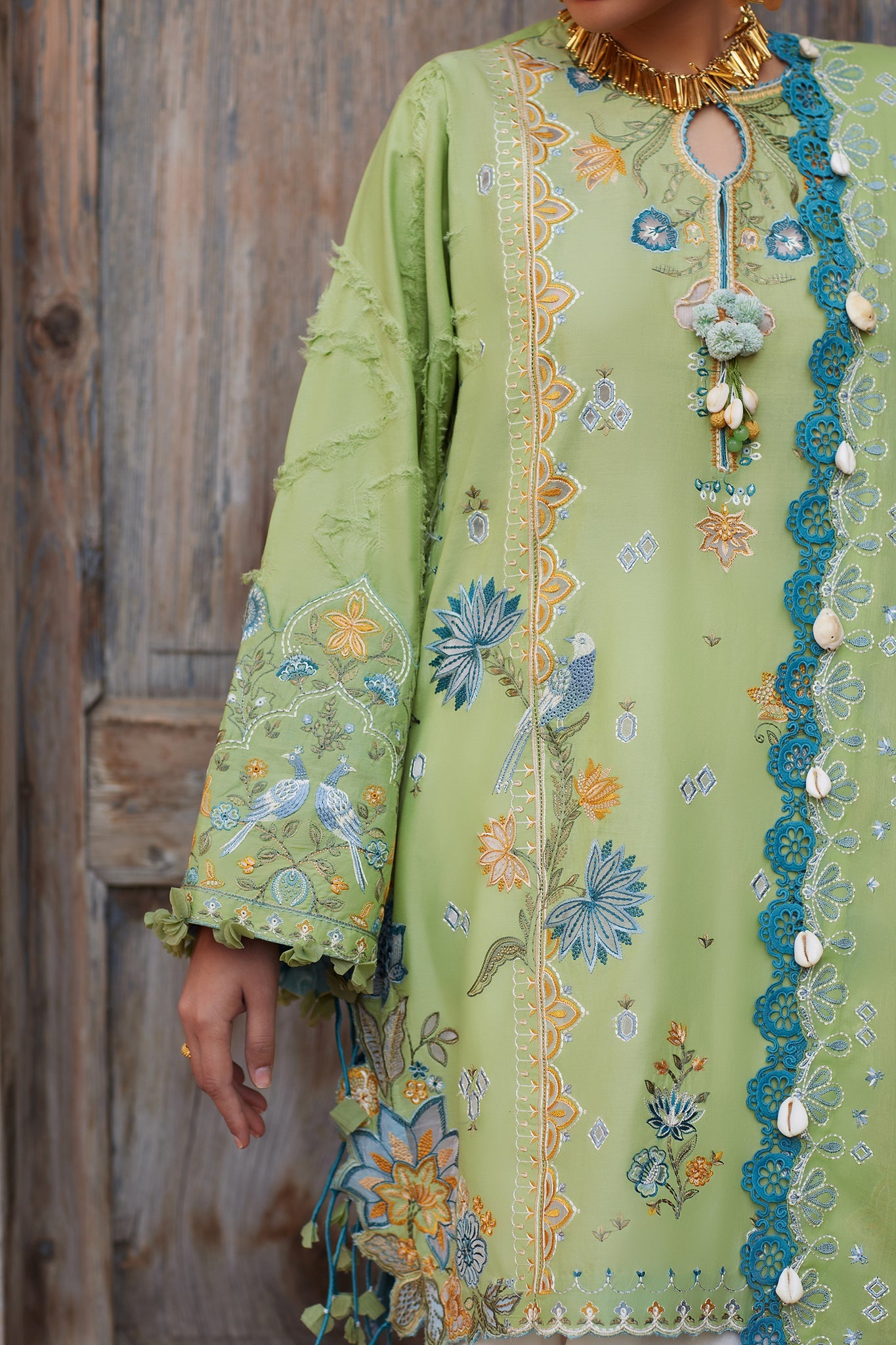 Elan Embroidered Lawn Unstitched 3pcs