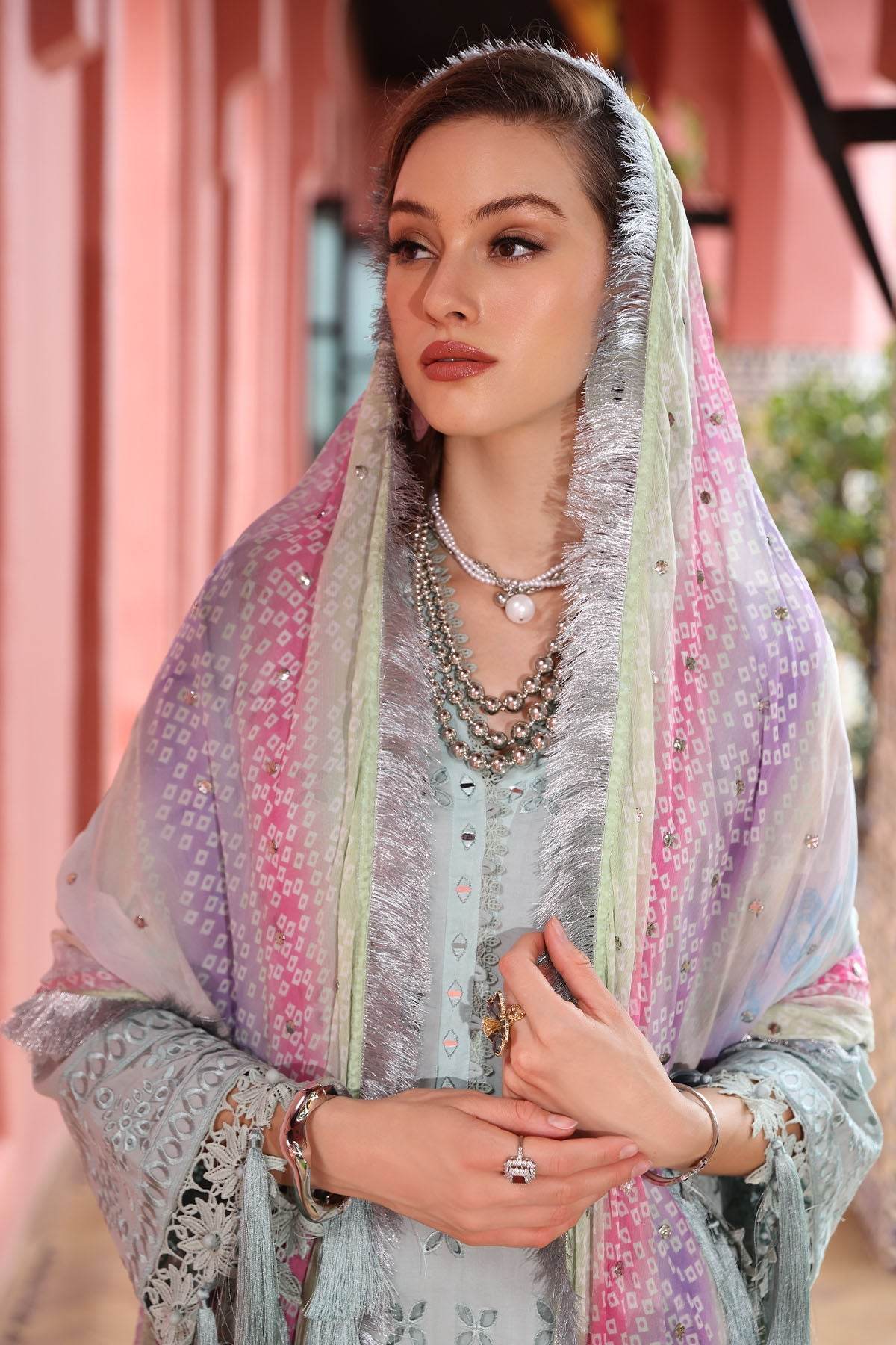 Baazar By Nureh Embroidered Chikankari Lawn Unstitched 3pcs - Jotey