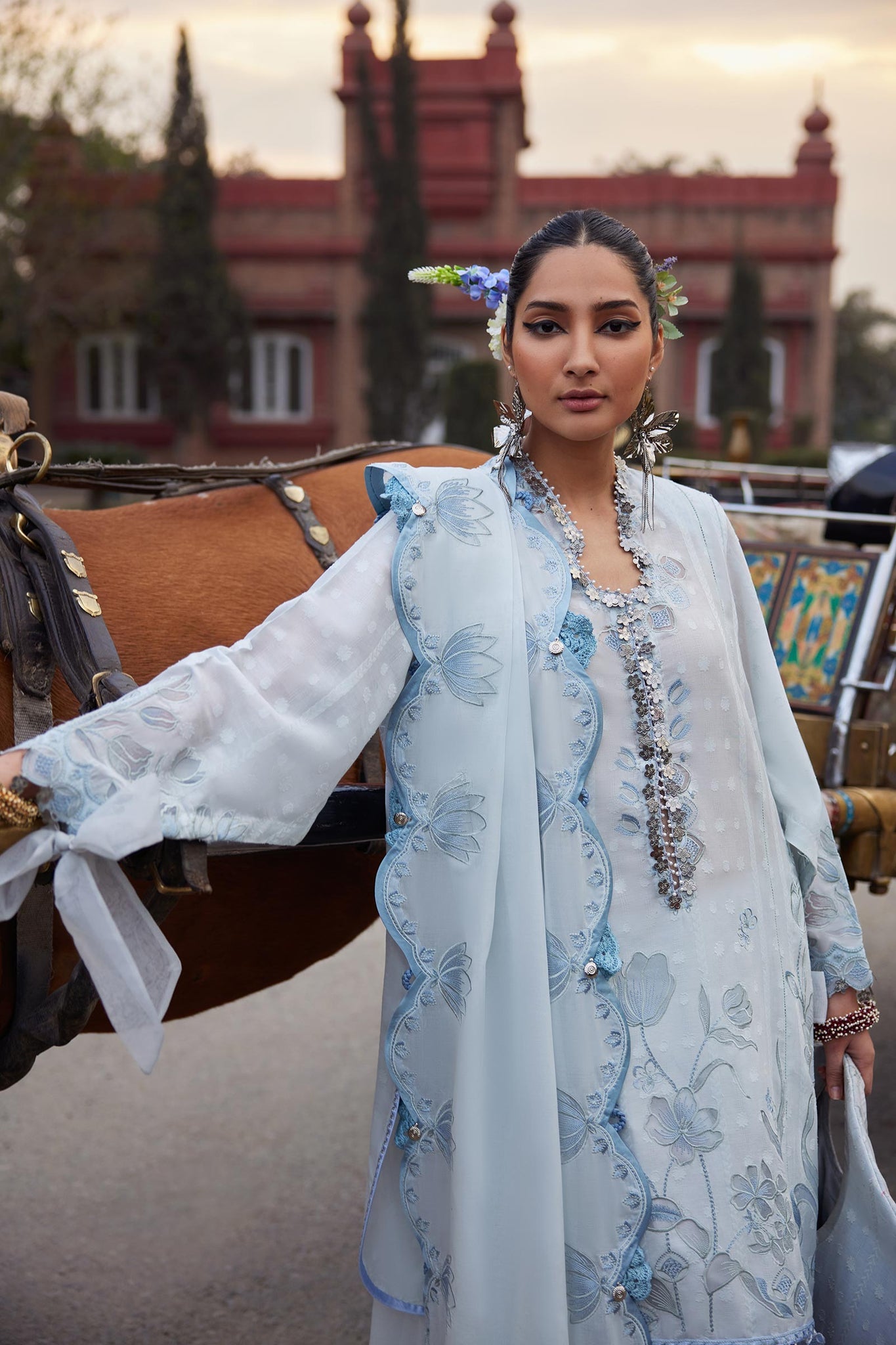 Elan Embroidered Lawn Unstitched 3pcs