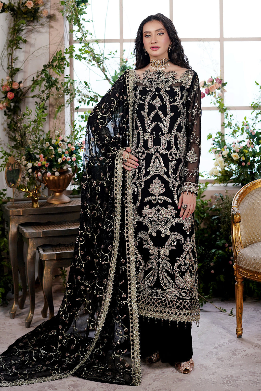 Aarzu Luxury Embroidered Vol-03 Unstitched 3Pcs