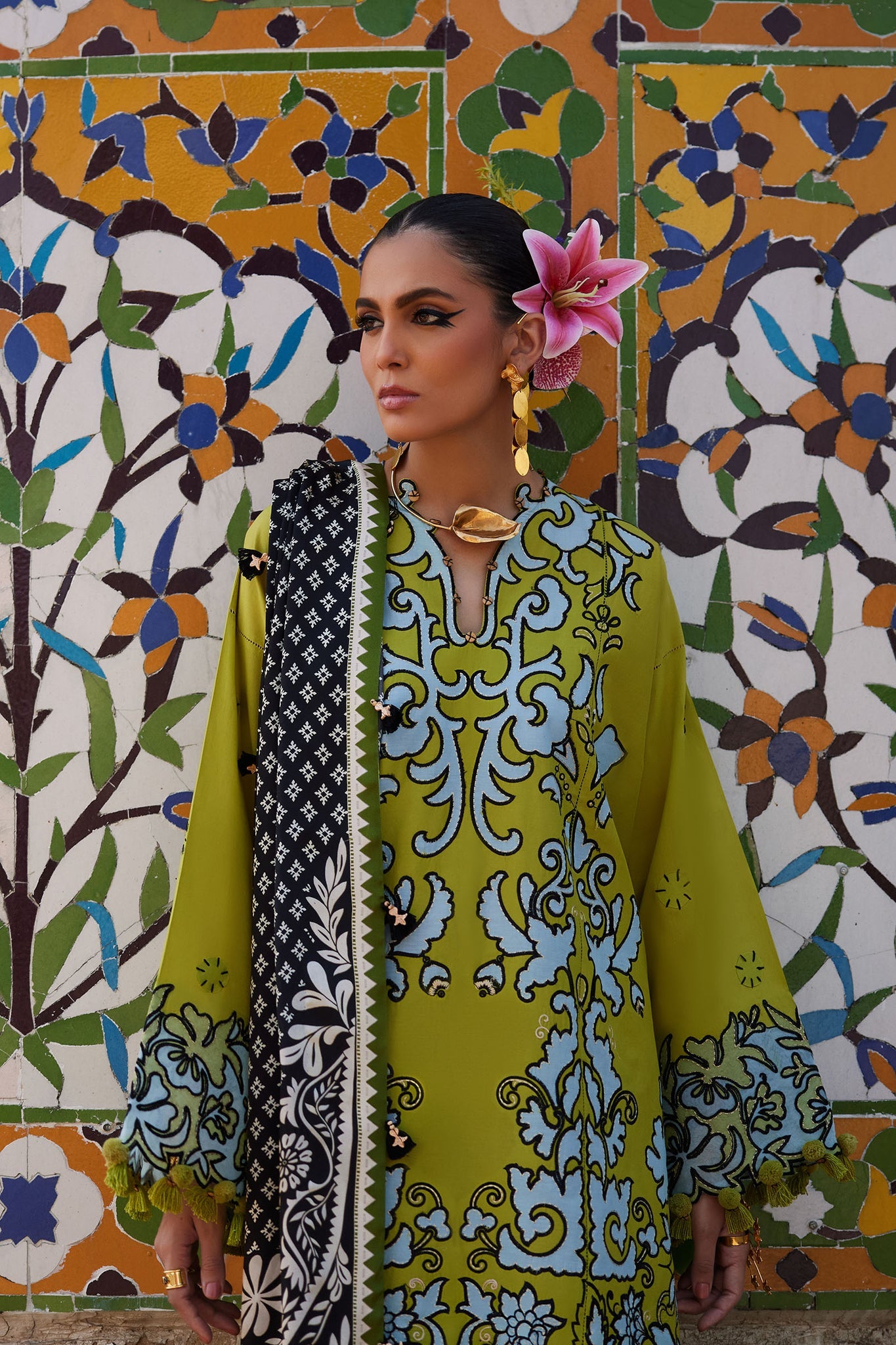 Elan Embroidered Lawn Unstitched 3pcs