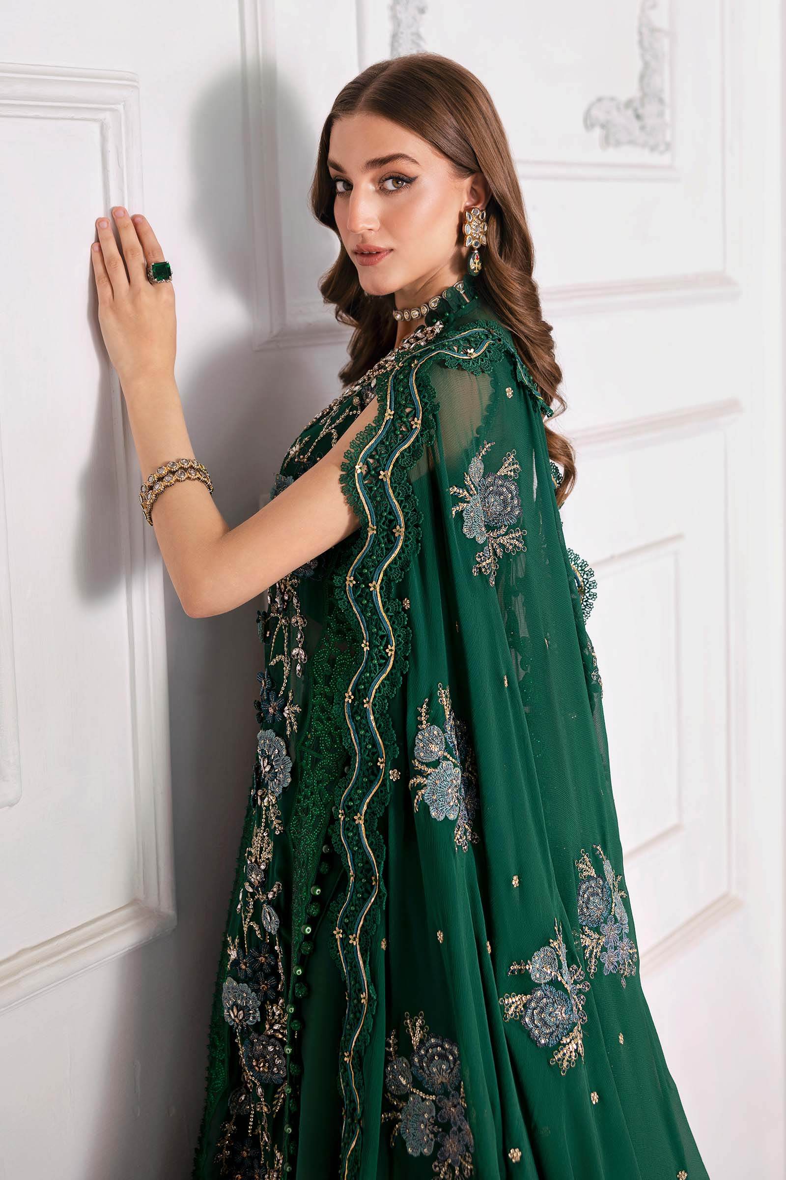 MARIA B. Embroidered Vol-30 Luxury Unstitched 3pcs - Jotey