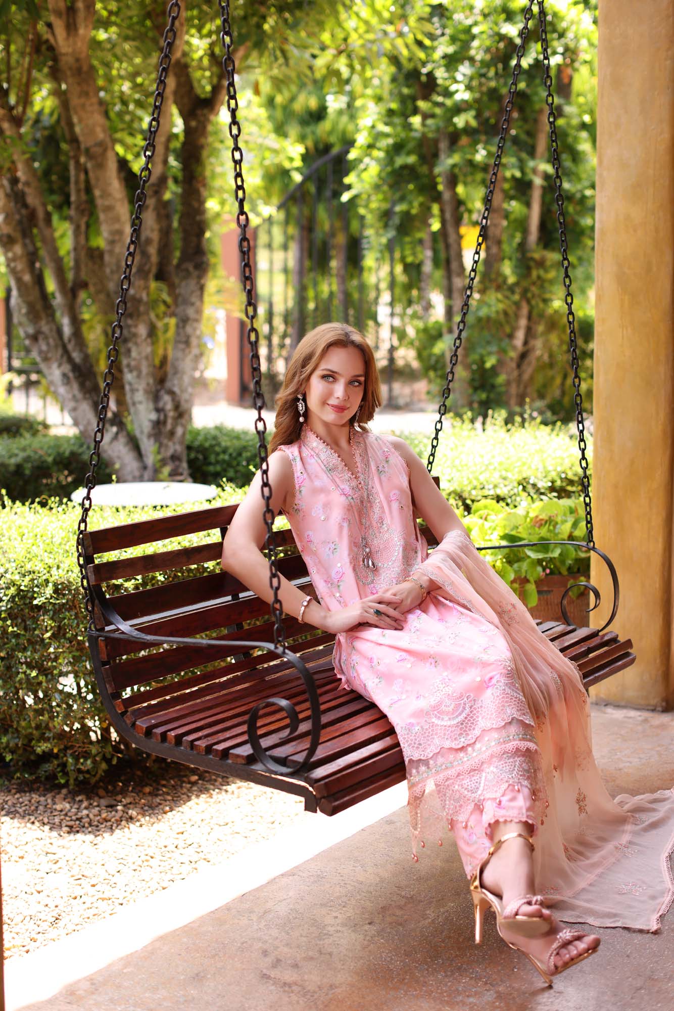 Noor By Saadia Asad Eid Luxe Printkari Embroidered Lawn Unstitched 3pcs