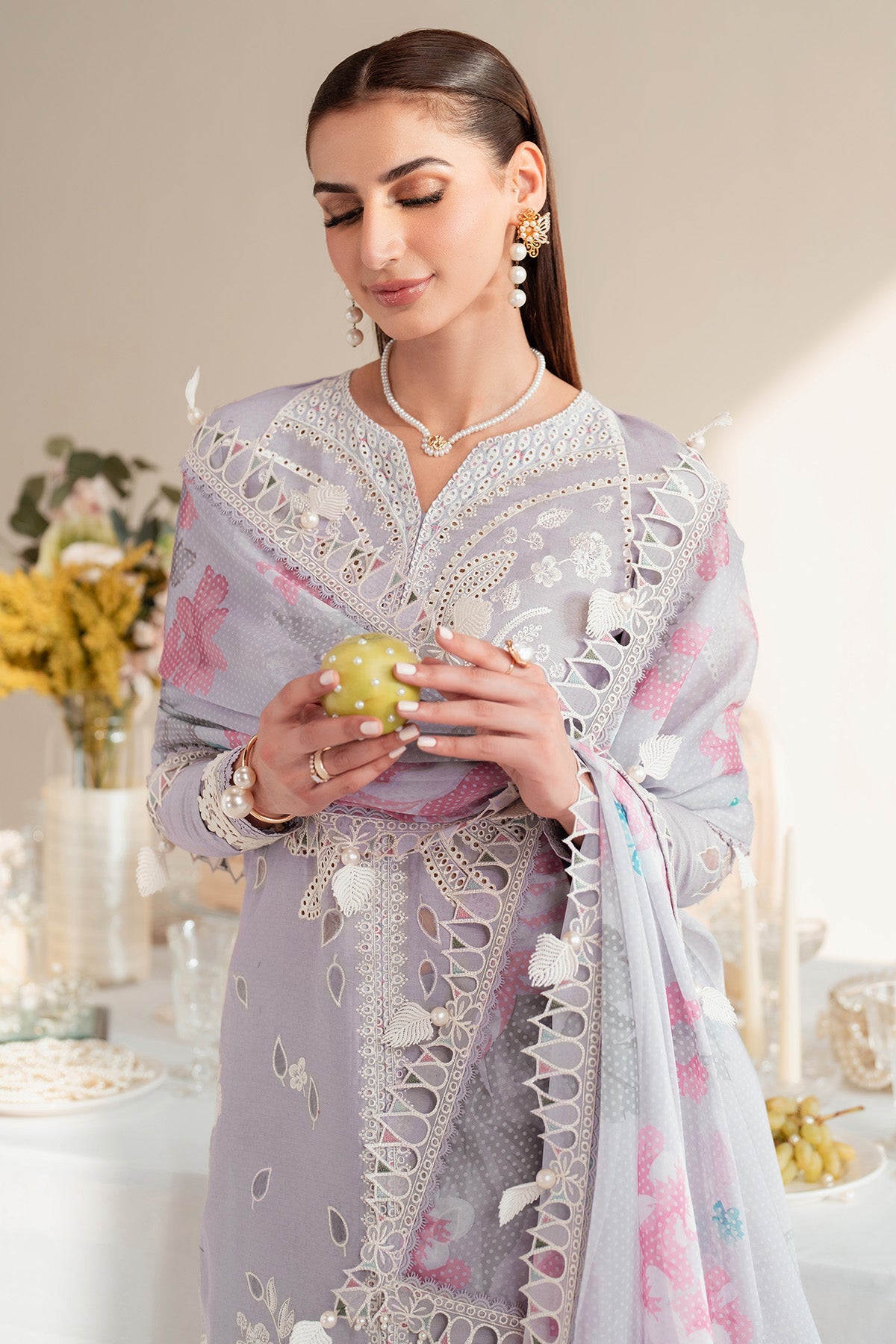 Iris By Jazmin Embroidered Luxury Lawn Unstitched 3pcs
