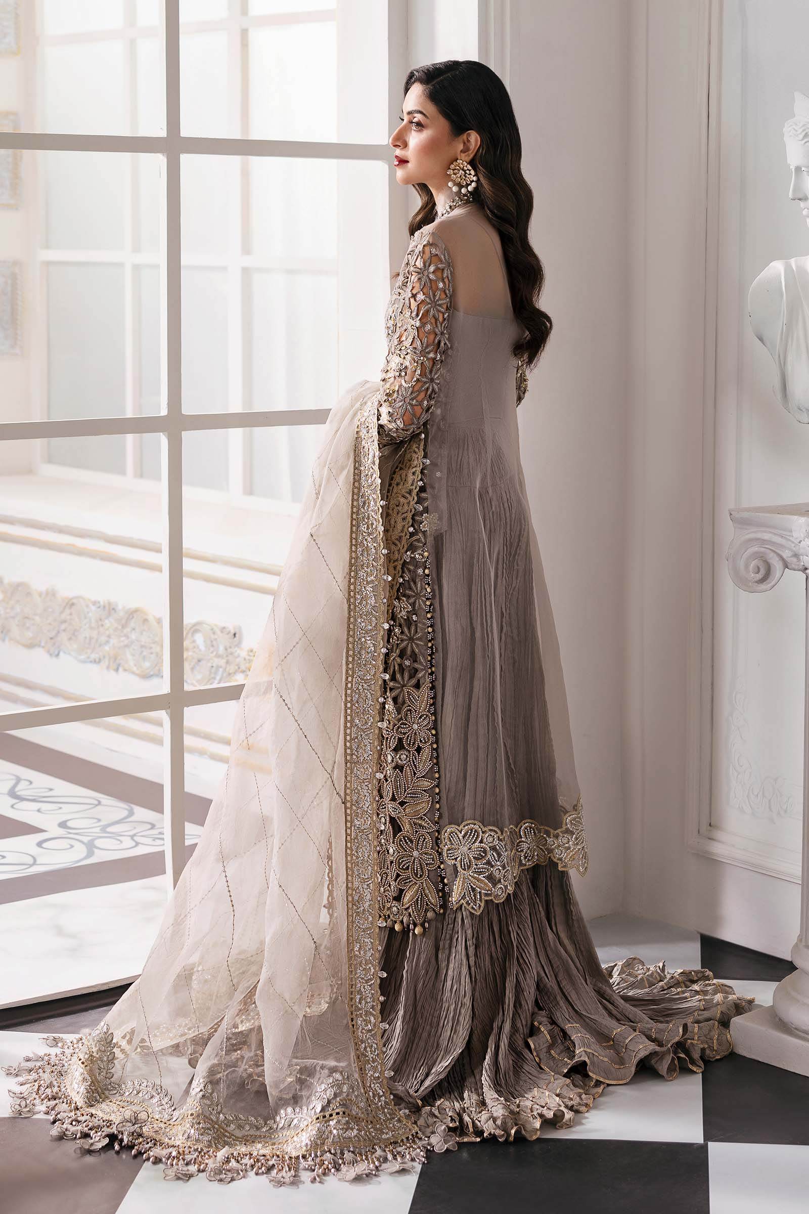 MARIA B. Embroidered Vol-30 Luxury Unstitched 3pcs - Jotey