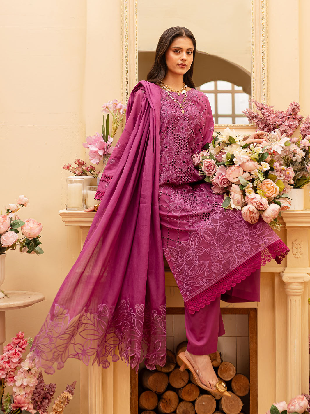 Twilight By Mahnur Embroidered Lawn Unstitched 3pcs