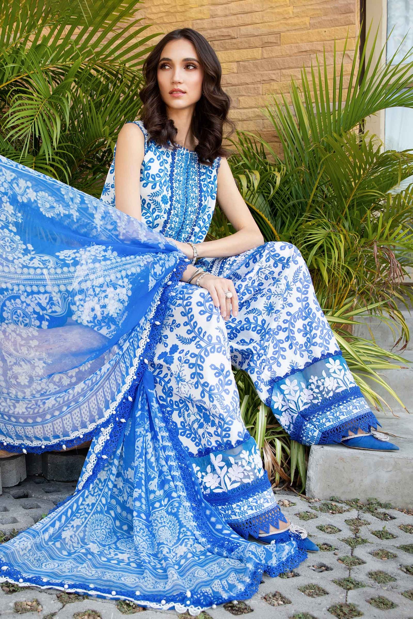 M. Prints By Maria B. Lawn Vol-25 Printed Unstitched 3pcs