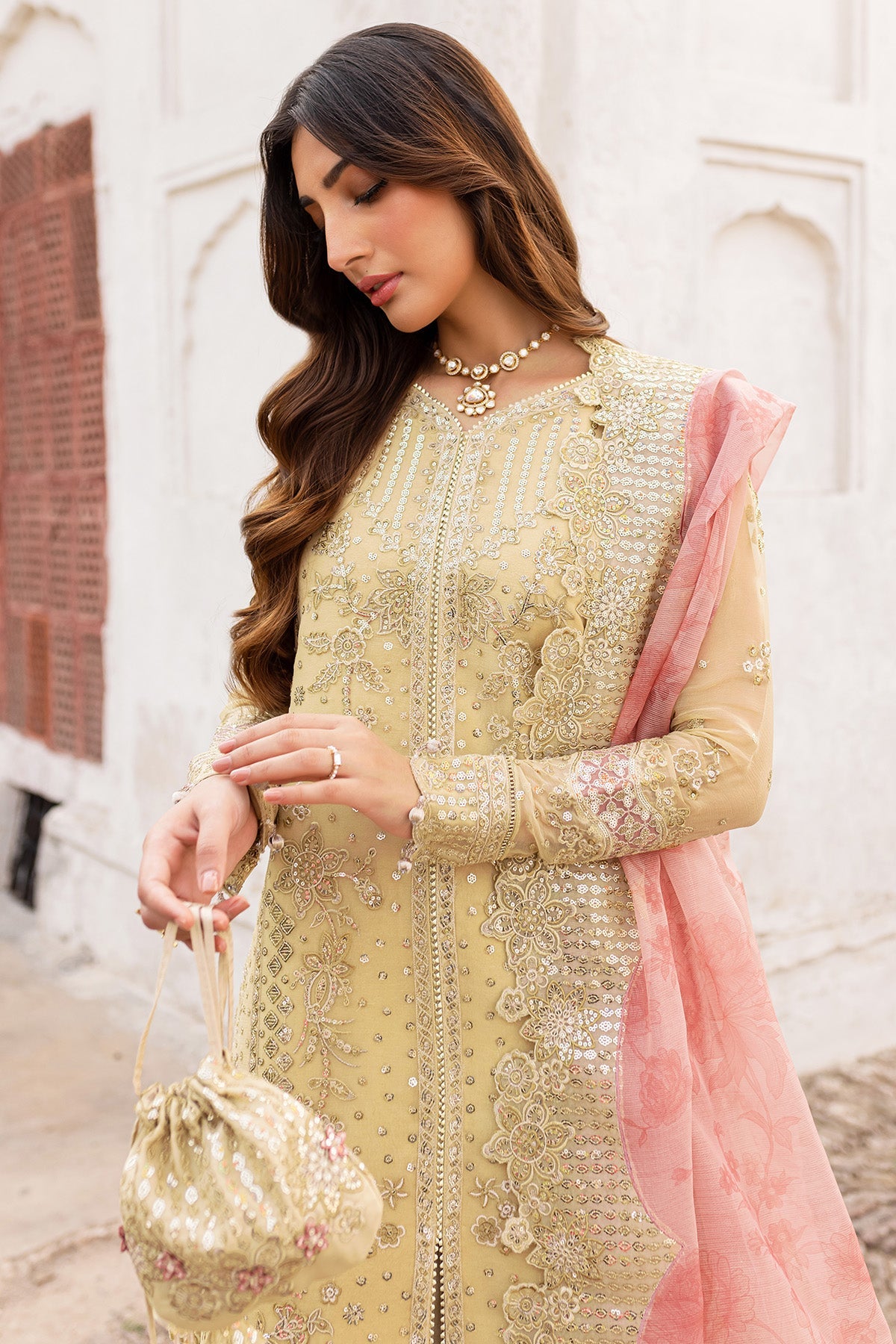 Ritzier By Farasha Embroidered Luxury Chiffon Unstitched 3pcs