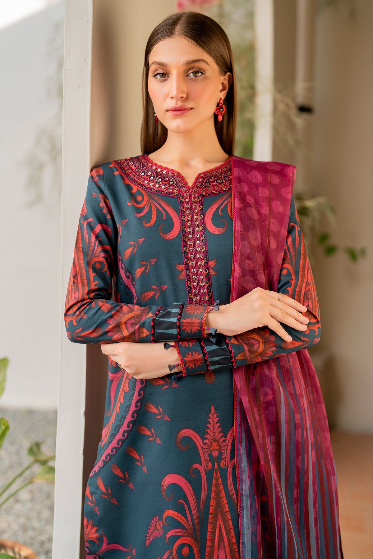JAZMIN Embroidered Summer Lawn Unstitched 3pcs