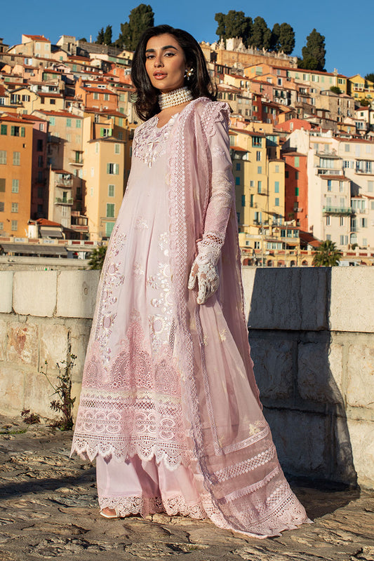 Zoha By Ansab Jahangir Embroidered Luxury Lawn'25 Unstitched 3pcs