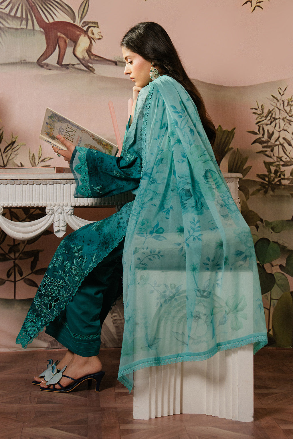 Armelia By Ayzel Printed Lawn Unstitched 3pcs