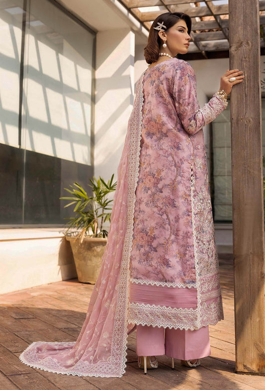 Adans Libas Summer's Dream Embroidered Lawn Unstitched 3 Piece - Jotey