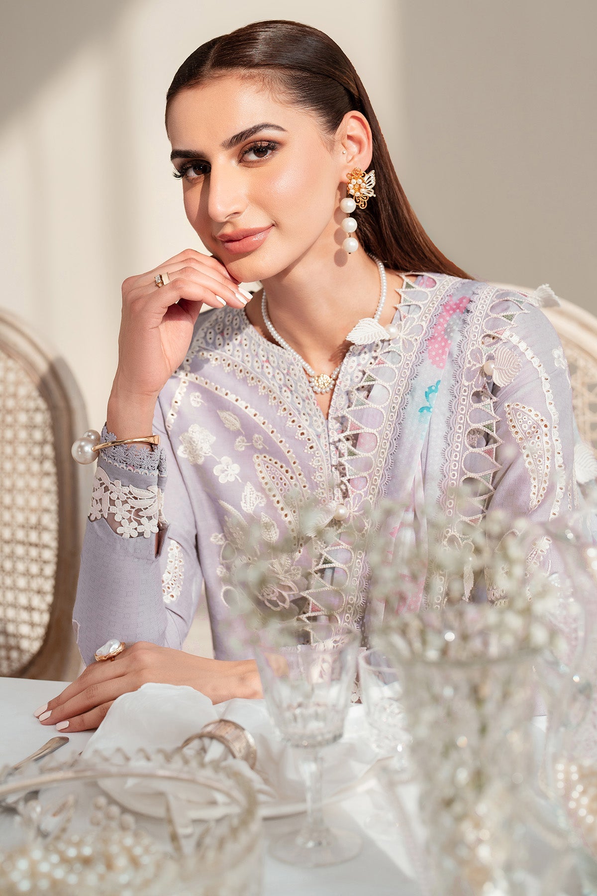 Iris By Jazmin Embroidered Luxury Lawn Unstitched 3pcs