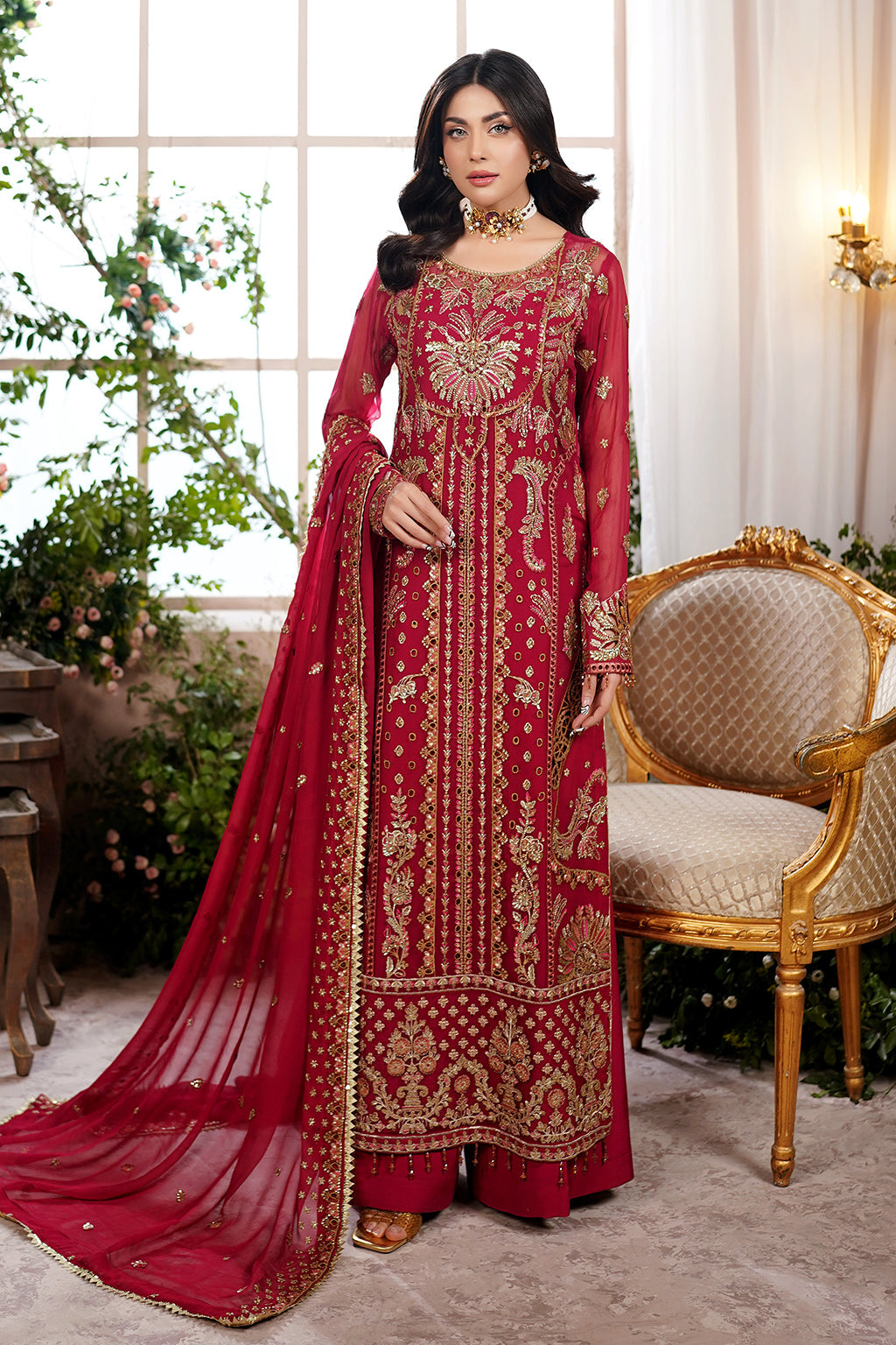 Aarzu Luxury Embroidered Vol-03 Unstitched 3Pcs