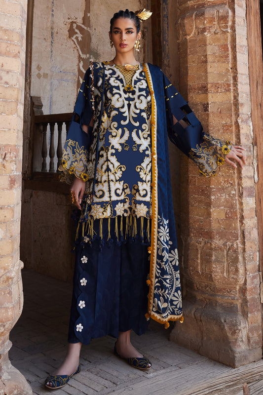 Elan Embroidered Lawn Unstitched 3pcs