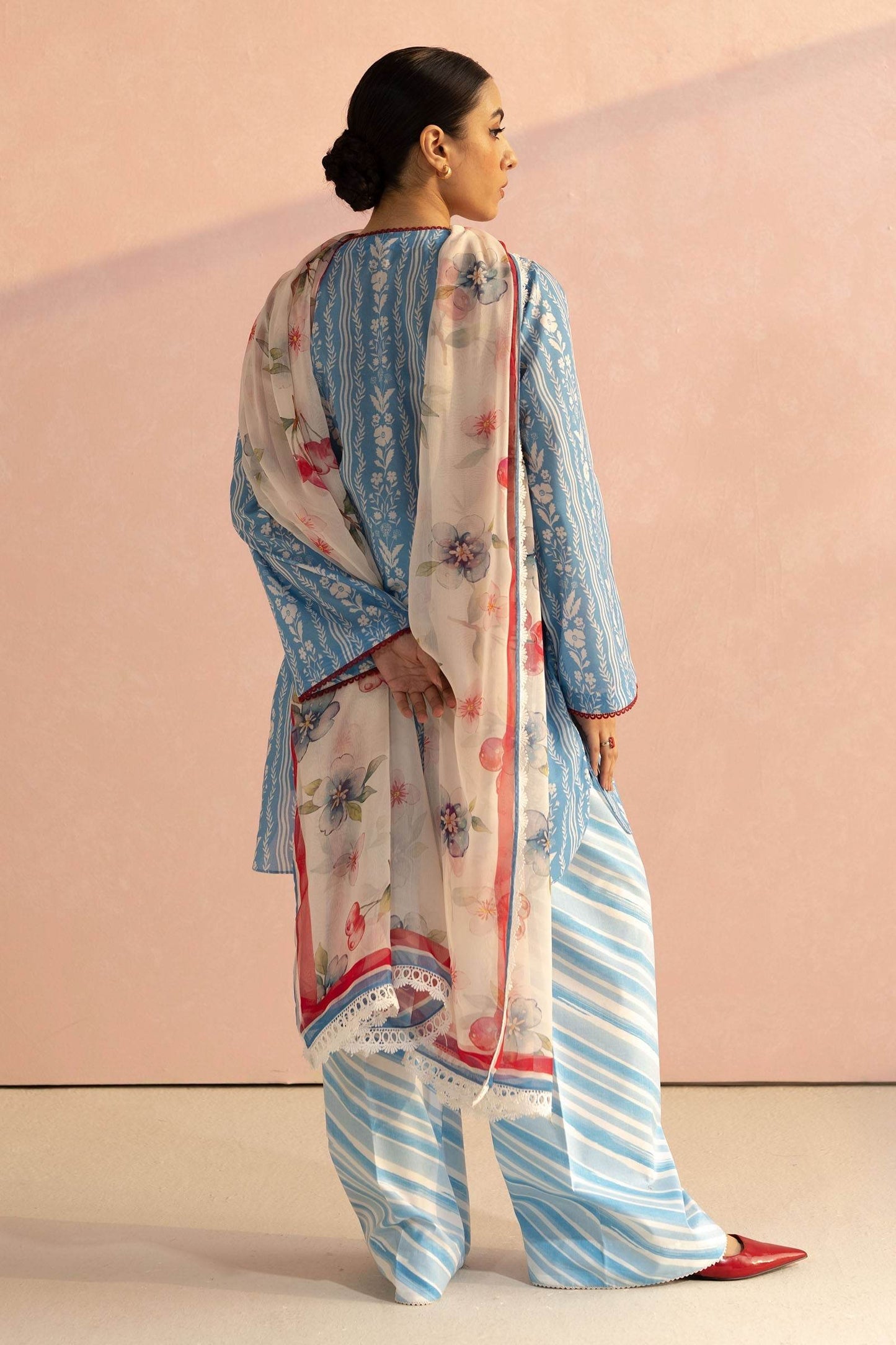 Coco By Zara Shahjahan Digital Printed Lawn Unstitched 3pcs - Jotey