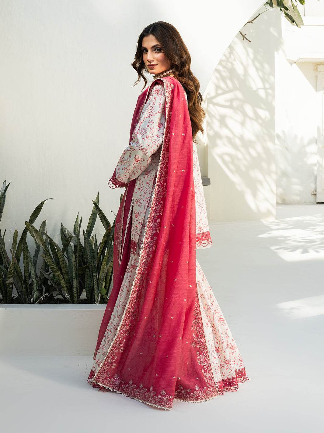 F&F Prints By Faiza Faisal Digital Printed Unstitched Lawn 3pcs - Jotey