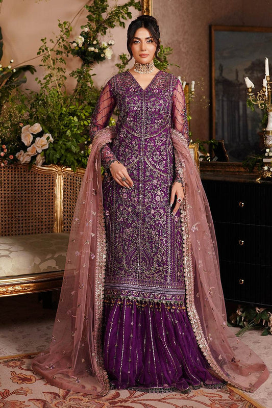 Aarzu Luxury Embroidered Vol-03 Unstitched 3Pcs - Jotey