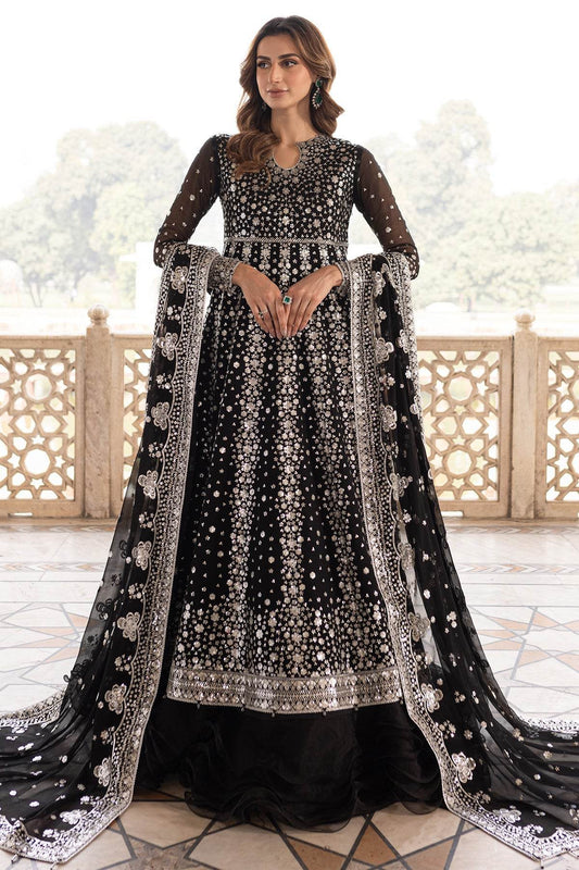Ritzier By Farasha Embroidered Luxury Chiffon Unstitched 3pcs - Jotey