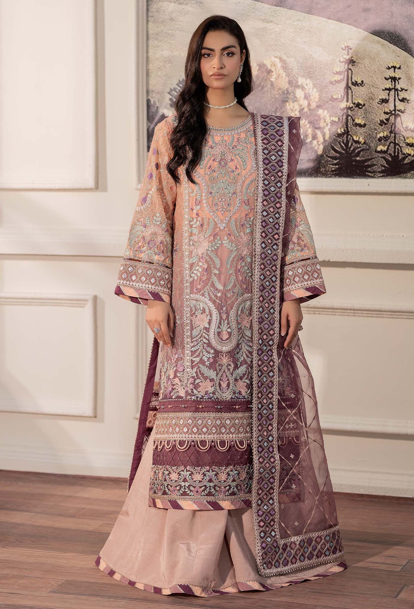 Adan's Libas Traditional Essence Unstitched Semi Formals 3pcs