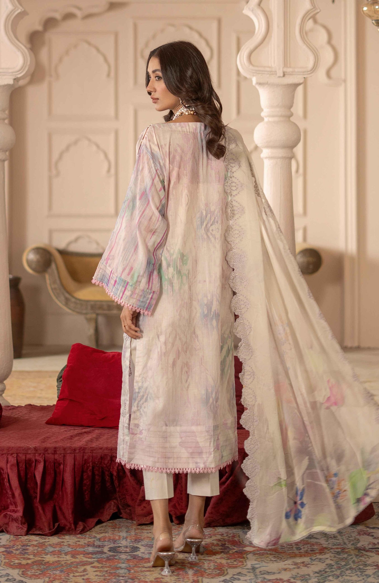 Sunshine Bloom By Alzohaib Premium Printed Embroidered Unstitched 3pcs