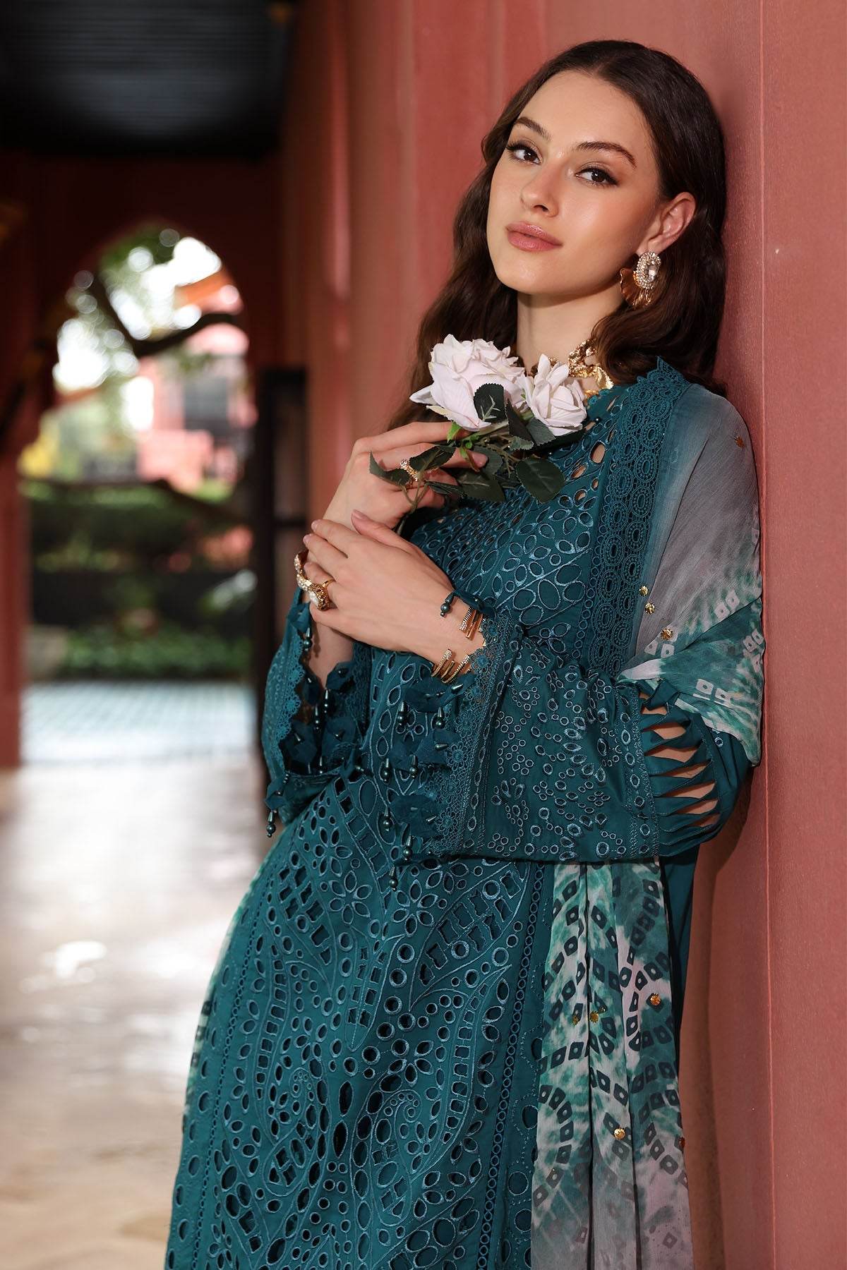 Baazar By Nureh Embroidered Chikankari Lawn Unstitched 3pcs - Jotey